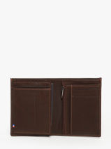 Wallet With Coin Purse Oil Leather Etrier Brown oil EOIL142-vue-porte