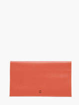 Checkholder Madras Leather Etrier Orange madras EMAD905