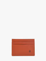Card Holder Leather Madras Etrier Orange madras EMAD011