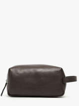 Trousse De Toilette Flandres Cuir Etrier Marron flandres EFLA920M