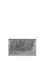 Leather Etincelle Irise Portefeuille Etrier Silver etincelle irisee EETI469