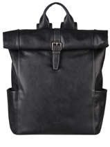 Leather Spider Backpack 2 Compartments Etrier Black spider ESPI8102