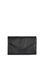 Porte-monnaie Etincelle Cuir Etrier Noir etincelle irisee EETI469