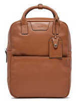 Leather Flandres Backpack Etrier Brown flandres EFLA8272