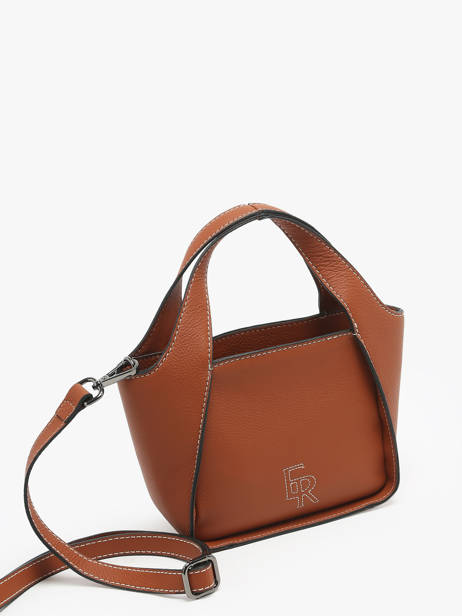 Sac Bandoulière S Foudre Cuir Etrier Marron foudre EFOD107S vue secondaire 2